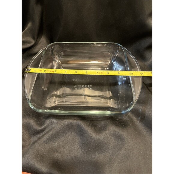 VTG Anchor Hocking 2Qt Baking Dish Clear Glass 8.5”X8.5”X2” Square NEVER USE USA - Picture 12 of 14